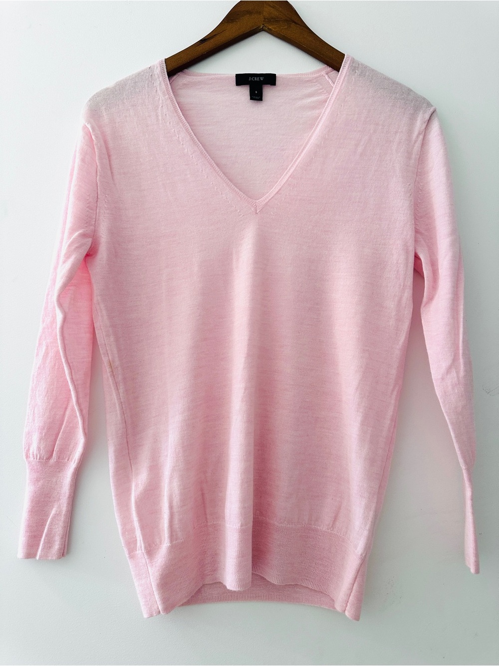 Like new J.Crew V-Neck Sweater in Featherweight Merino Wool